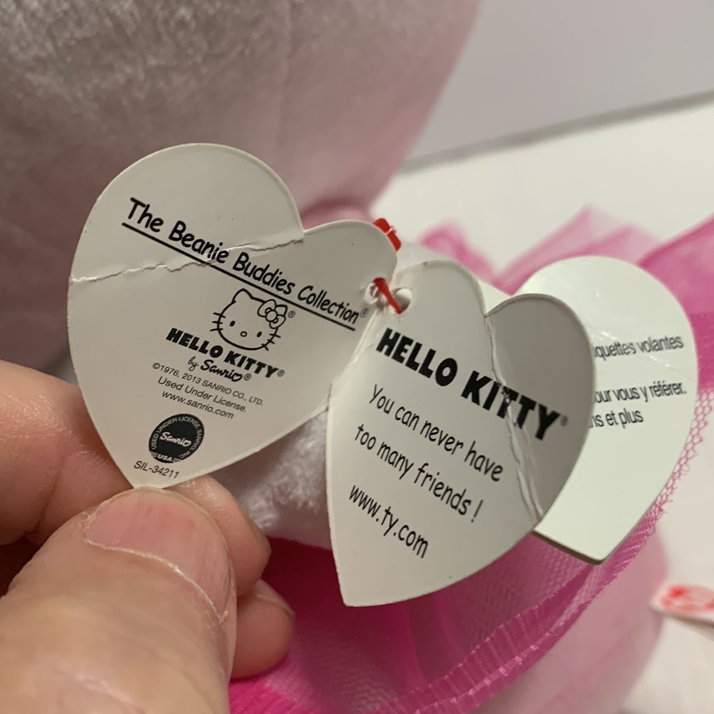 Ty Hello Kitty Beanie Buddy Ballerina - Picture 13 of 14